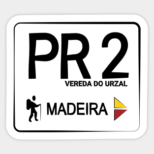 Madeira Island PR2 VEREDA DO URZAL logo Sticker